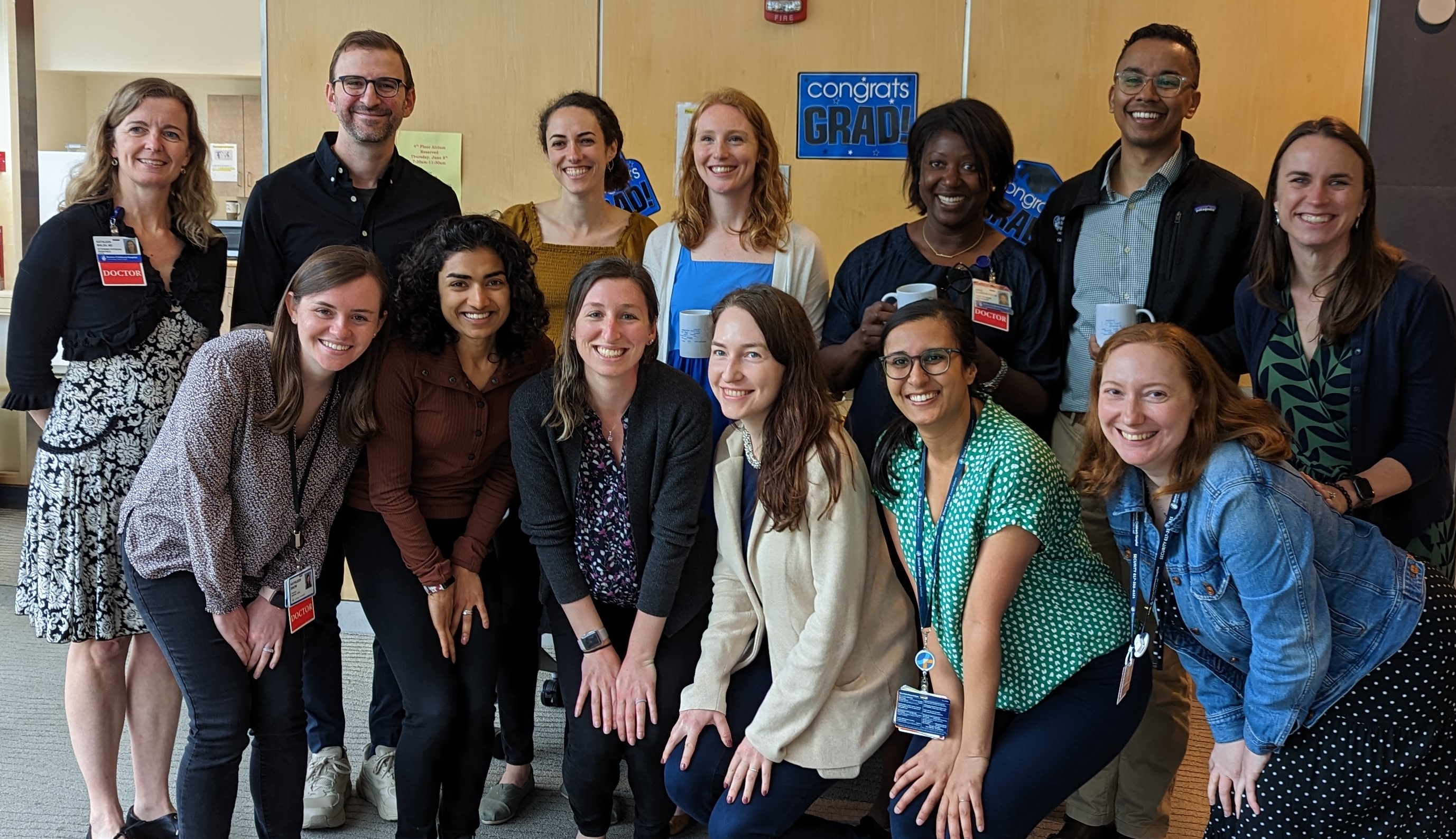 Fellowship students pose for group picture