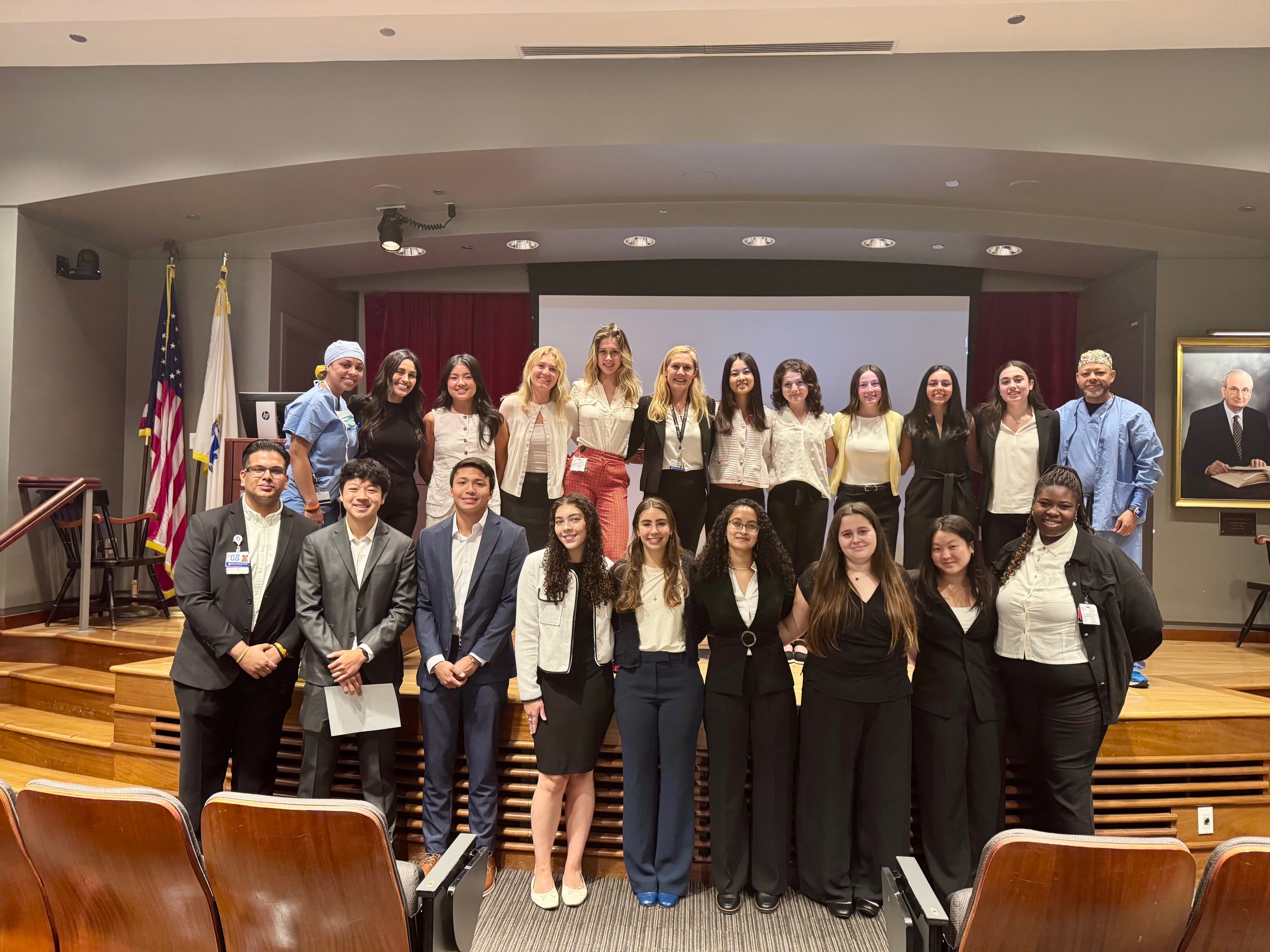 Group photo of team's 2025 summer interns